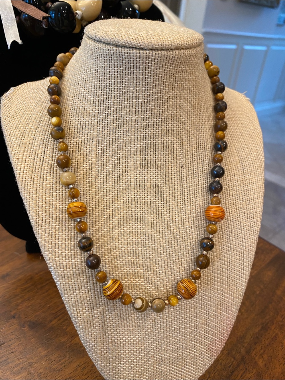 FREE Stone Glass Bead Necklace